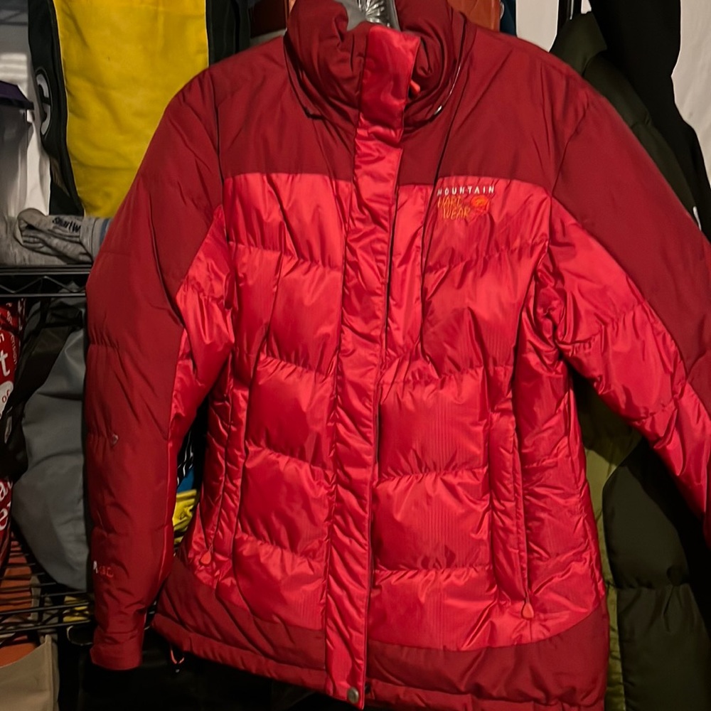 Mountain Hardwear down jacket with detachable hood